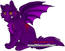 the Purple Batdog from Halloween 2008
